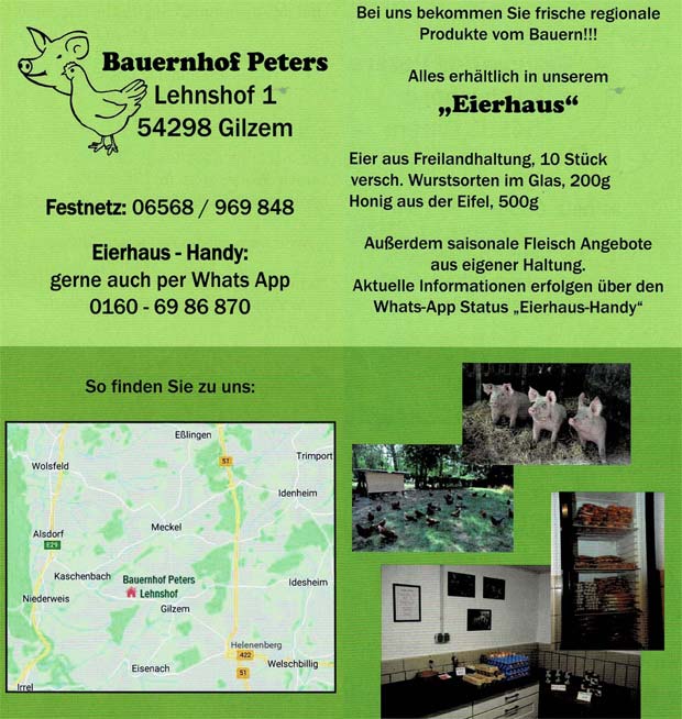 Bauernhof Peters - Lehnshof 1 - 54298 Gilzem