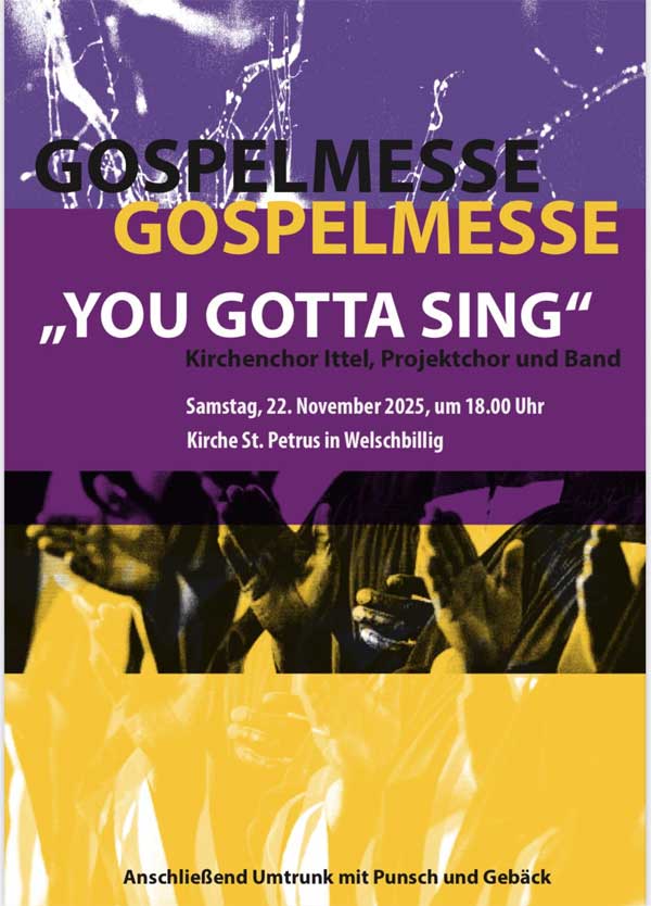 Gospelmesse in Welschbillig 'St. Peter'