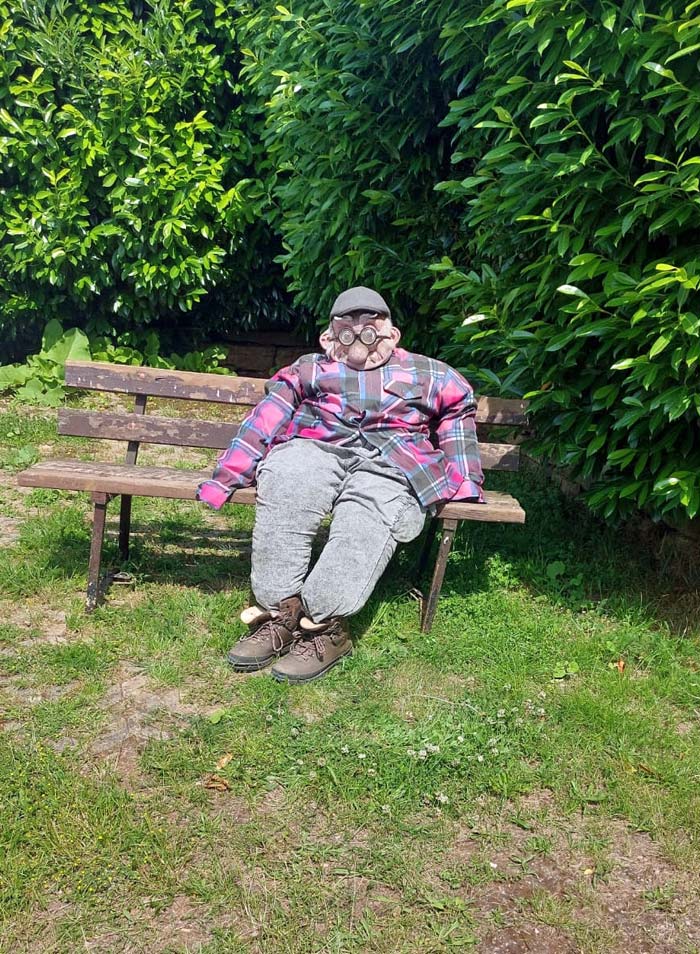 'Kurt' genießt das wunderschöne Wetter in Gilzem 